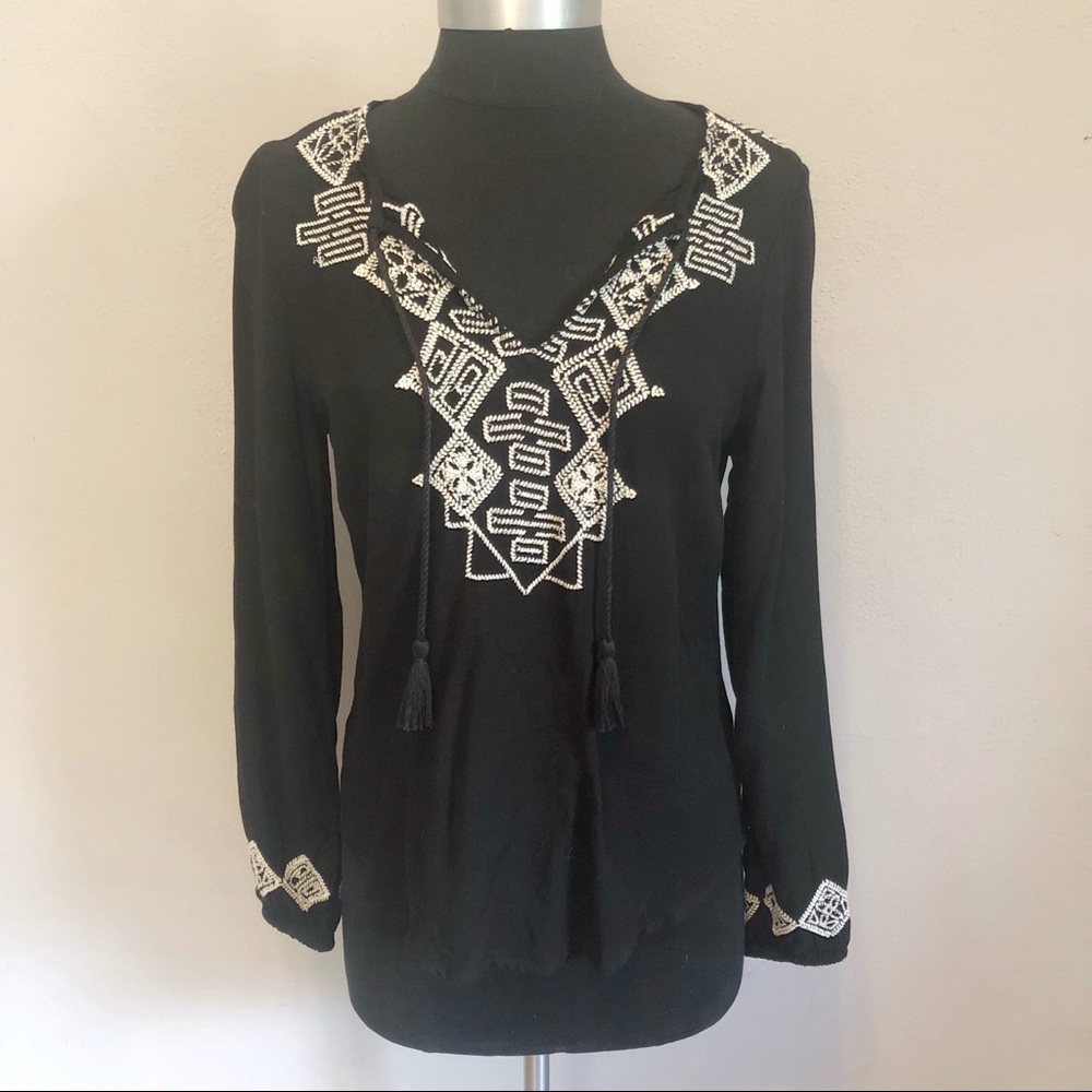 Lucky Brand Embroided Top